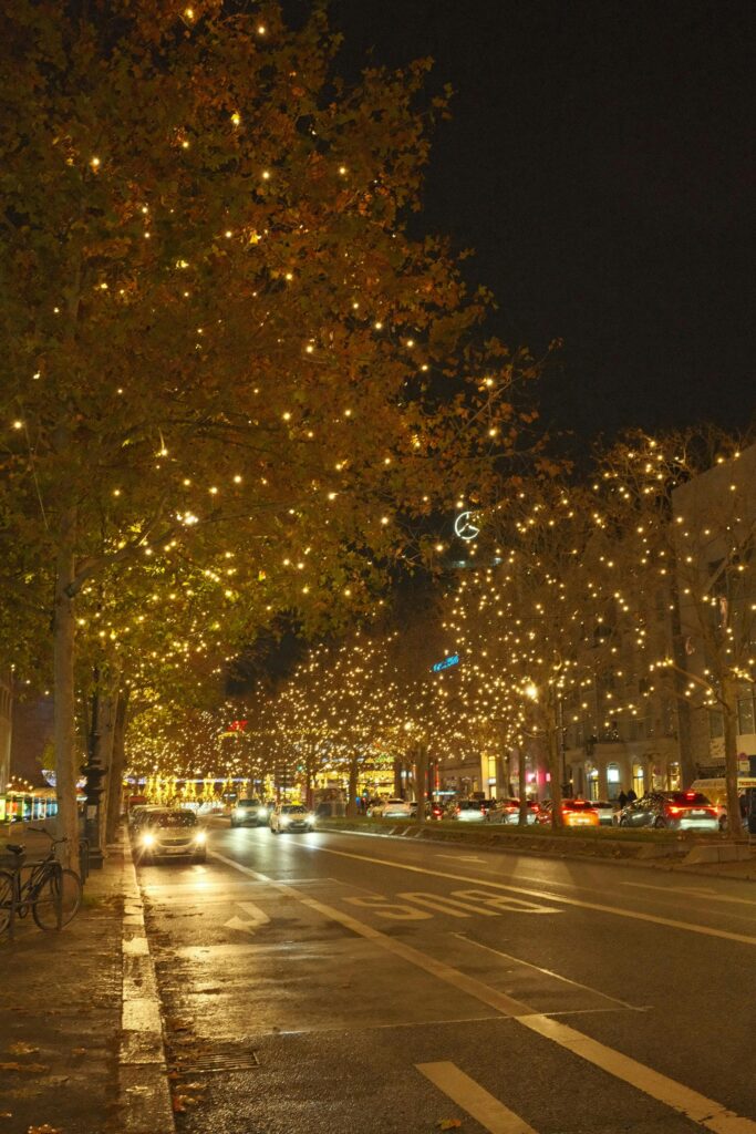 Verkehr zur Weihnachtszeit